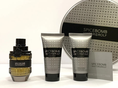 Spicebomb by Victor & Rolf Fragrance for Men 3 Piece Gift Set