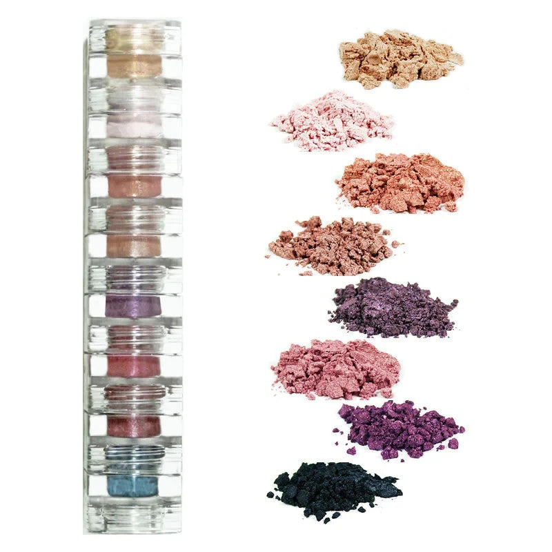 Colorevolution Mineral Eye Shadow Bronze Baby Collection 8 Stack