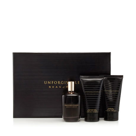 Unforgivable by Sean John Fragrance for Men 3 Piece Gift Set