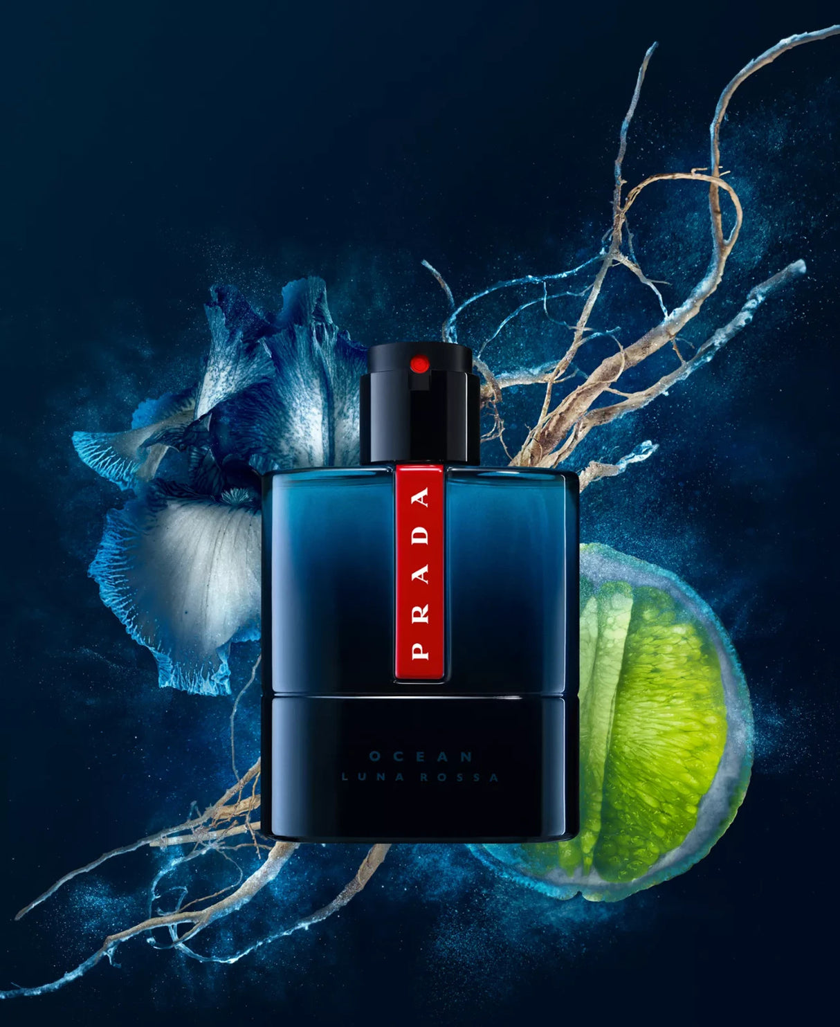Luna Rossa Ocean by Prada Fragrance for Men 3 Piece Gift Set