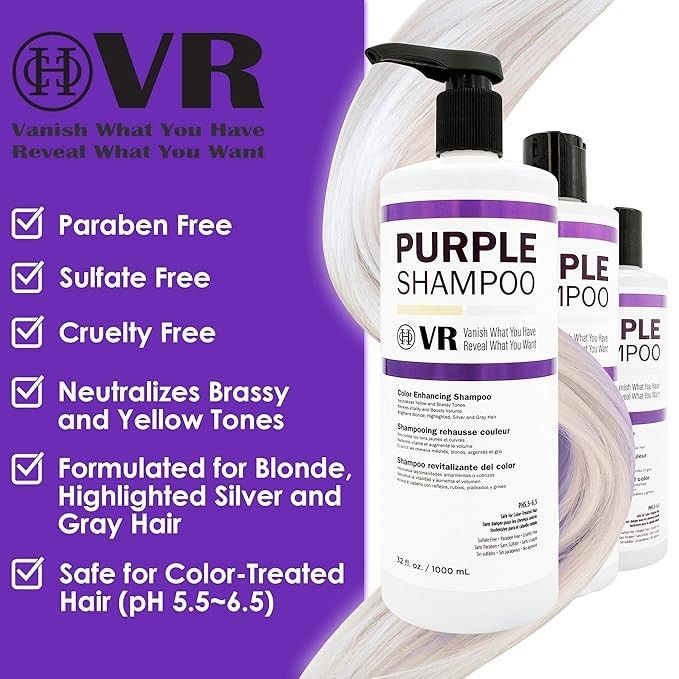 Cocohoney VR Color Enhancing Purple Shampoo 32 oz