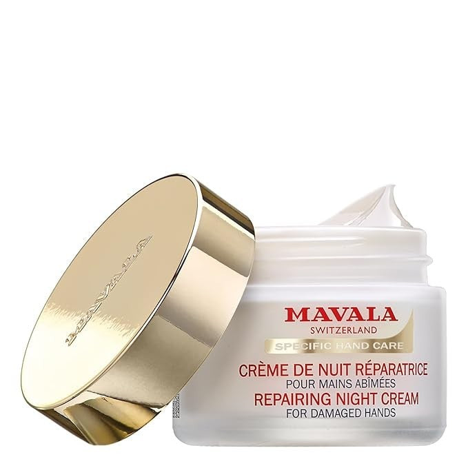 Mavala Repairing Night Cream for Damaged Hands 2.4 oz