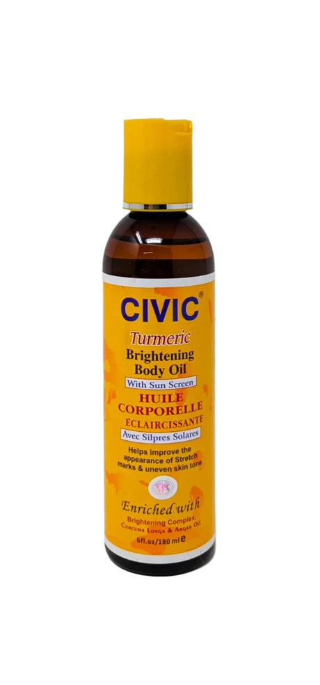 Civic Turmeric Brightening Body Oil 6 oz