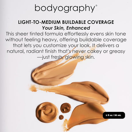 Bodyography Sun Defence Tinted Moisturizer Light 1 oz