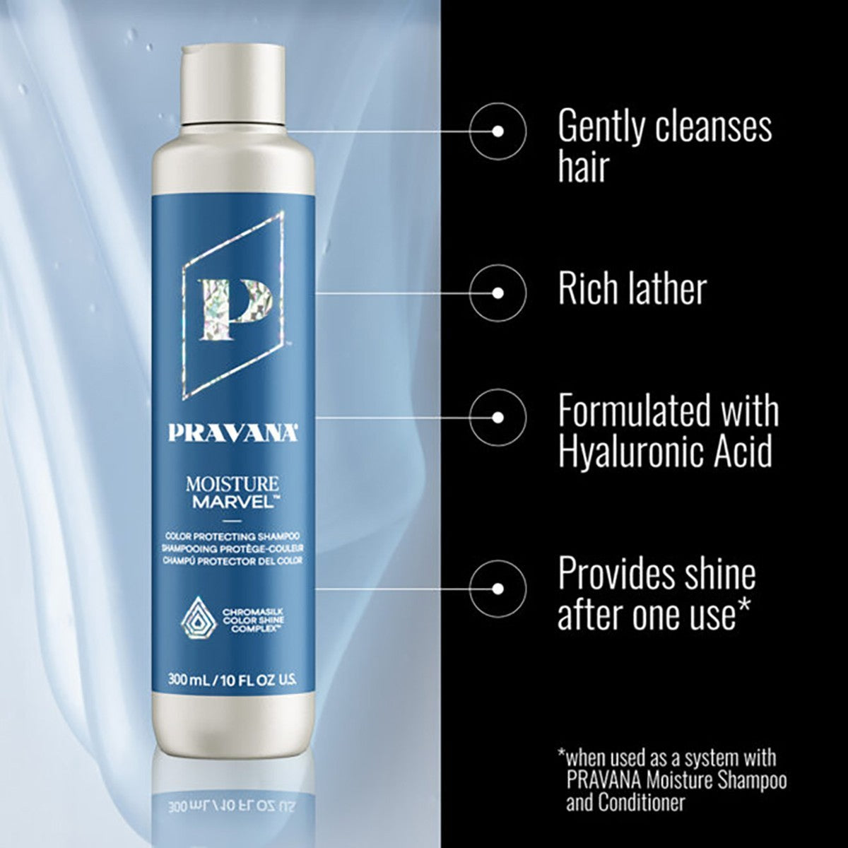 Pravana Moisture Marvel Color Protecting Shampoo 10 oz