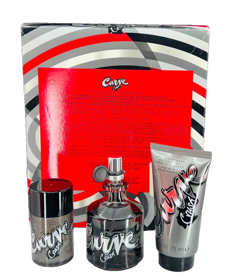 Curve Crush by Liz Claiborne for Men Fragrance 3 Piece Gift Set