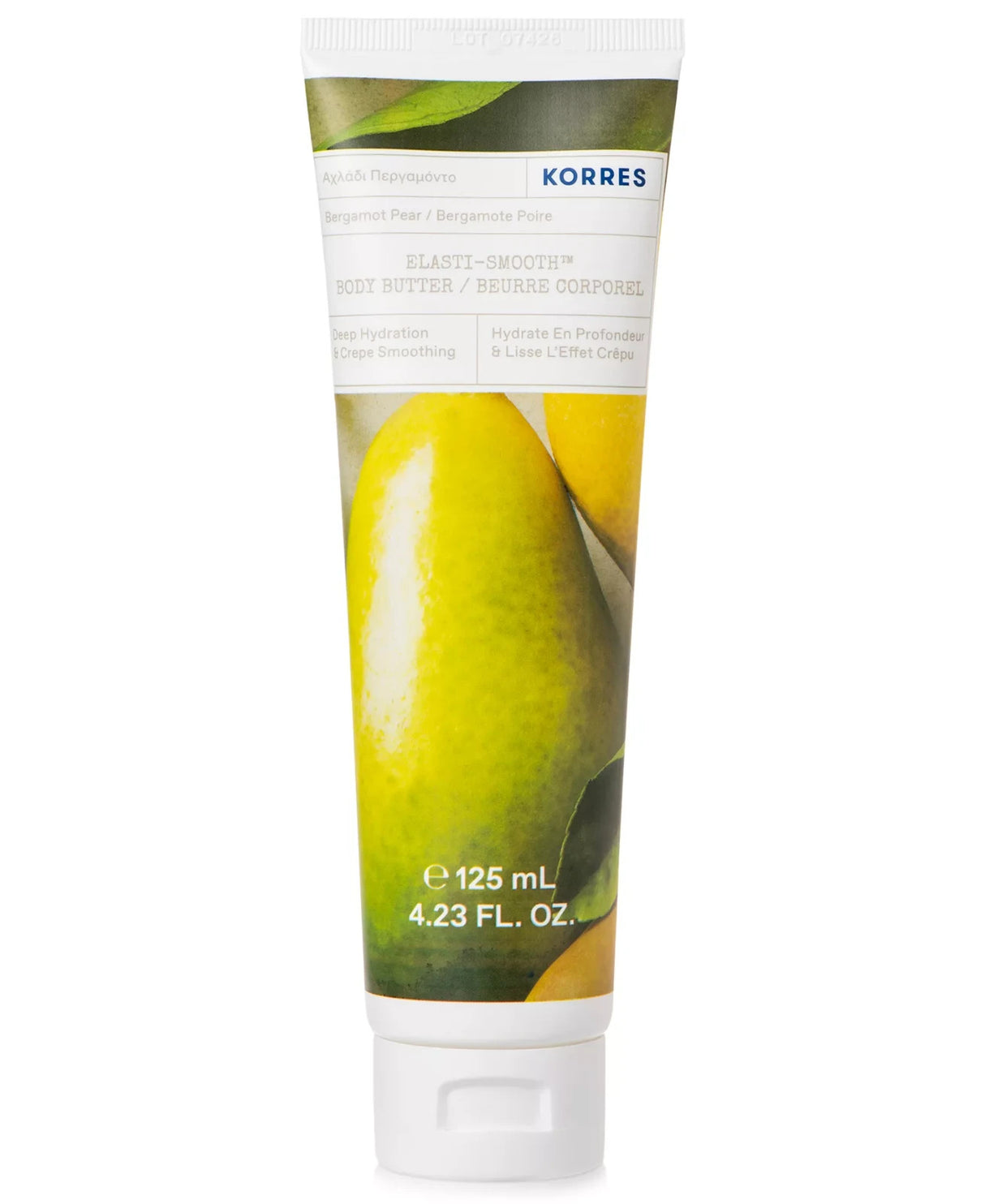 Korres Elasti Smooth Body Butter Bergamot Pear 4.23 oz