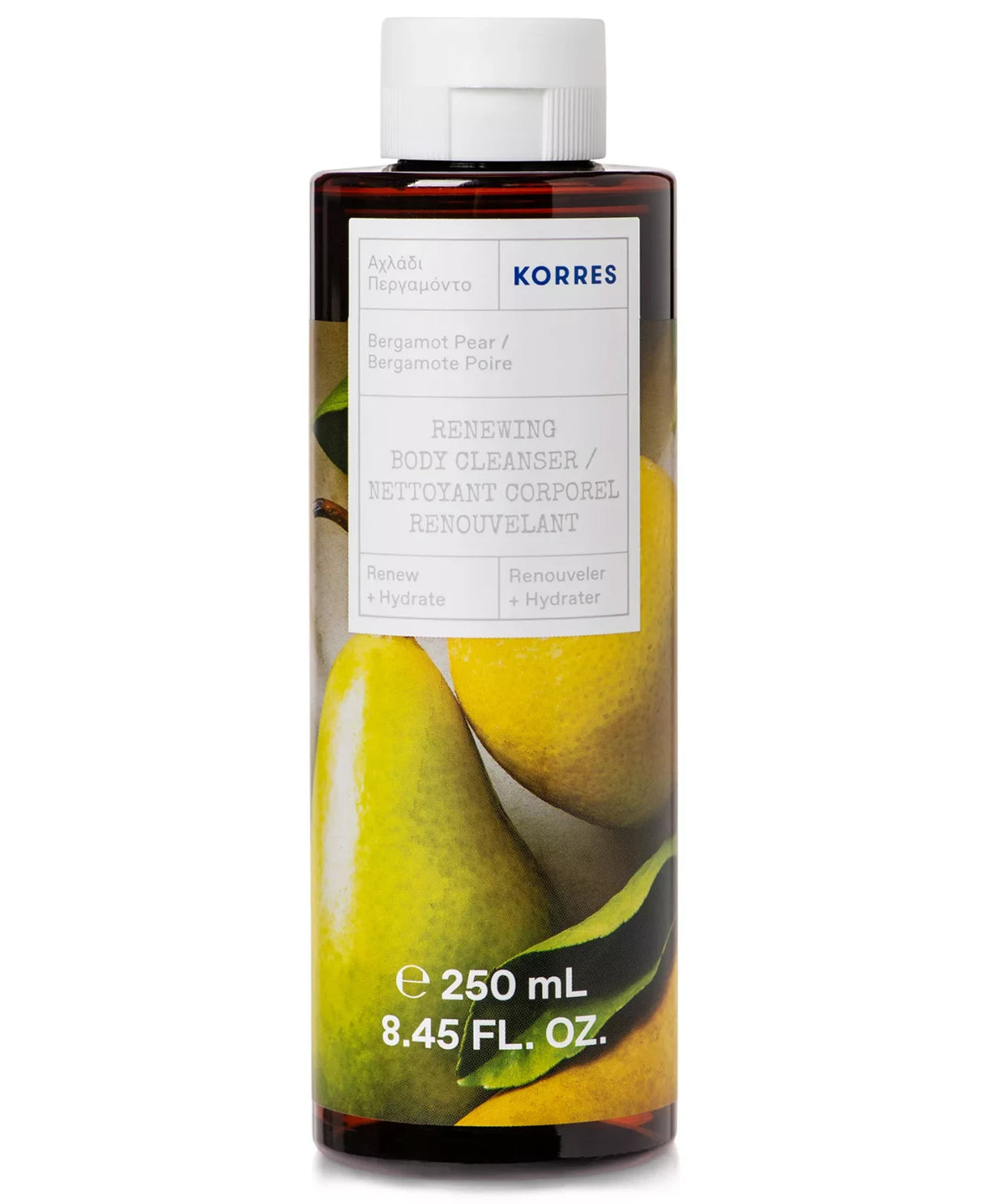Korres Renewing Body Cleanser Bergamot Pear 8.45 oz