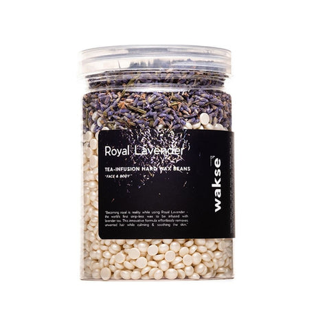 Wakse Royal Lavender Tea-Infusion Hard Wax Beans 10 oz