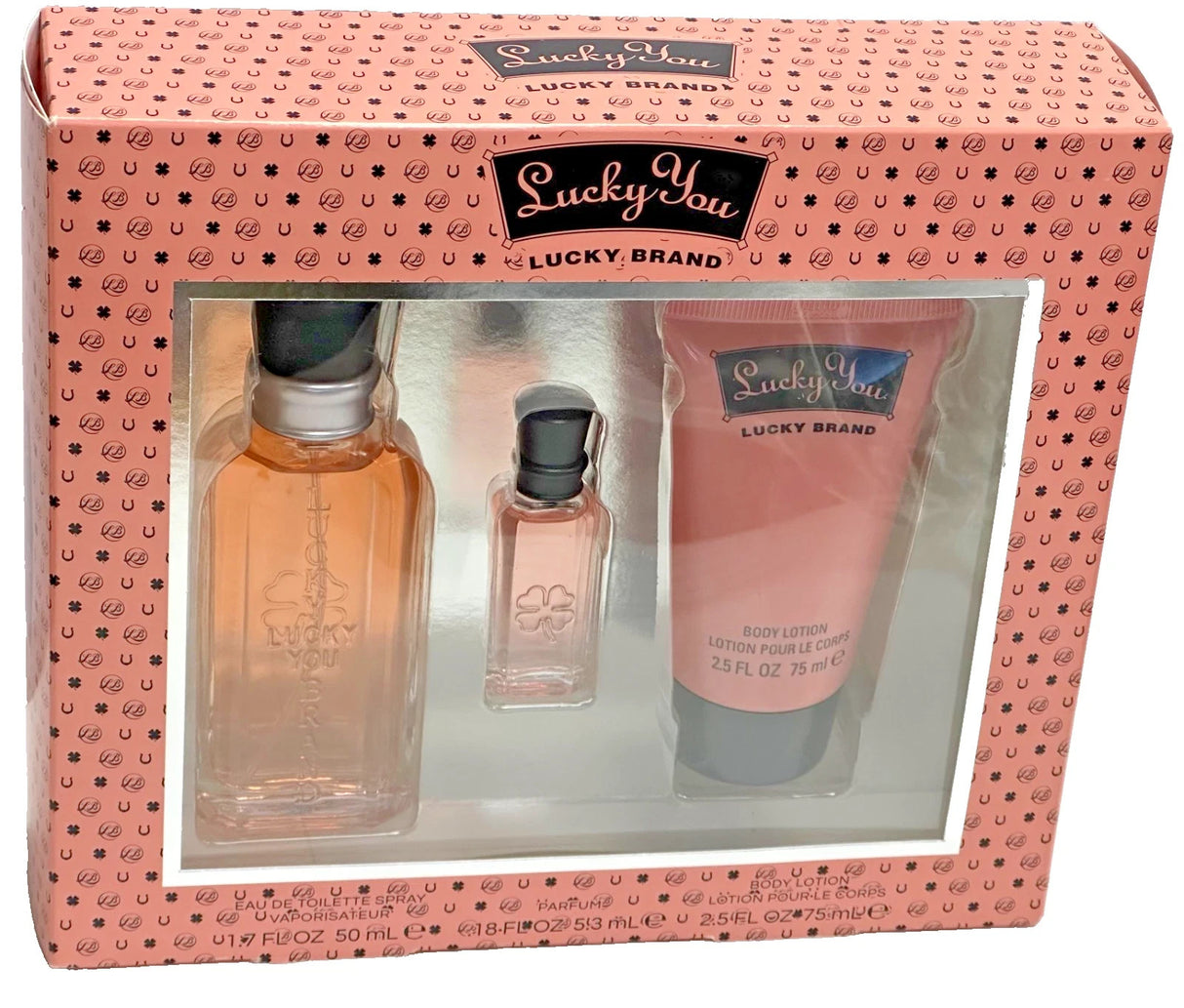 Lucky You by Lucky Brands Fragrance for Women 3 Piece Gift Set
