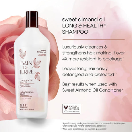 Bain de Terre Sweet Almond Long & Healthy Shampoo 33.8 oz