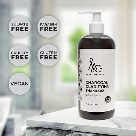 MC Salon Charcoal Clarifying Shampoo 16 oz