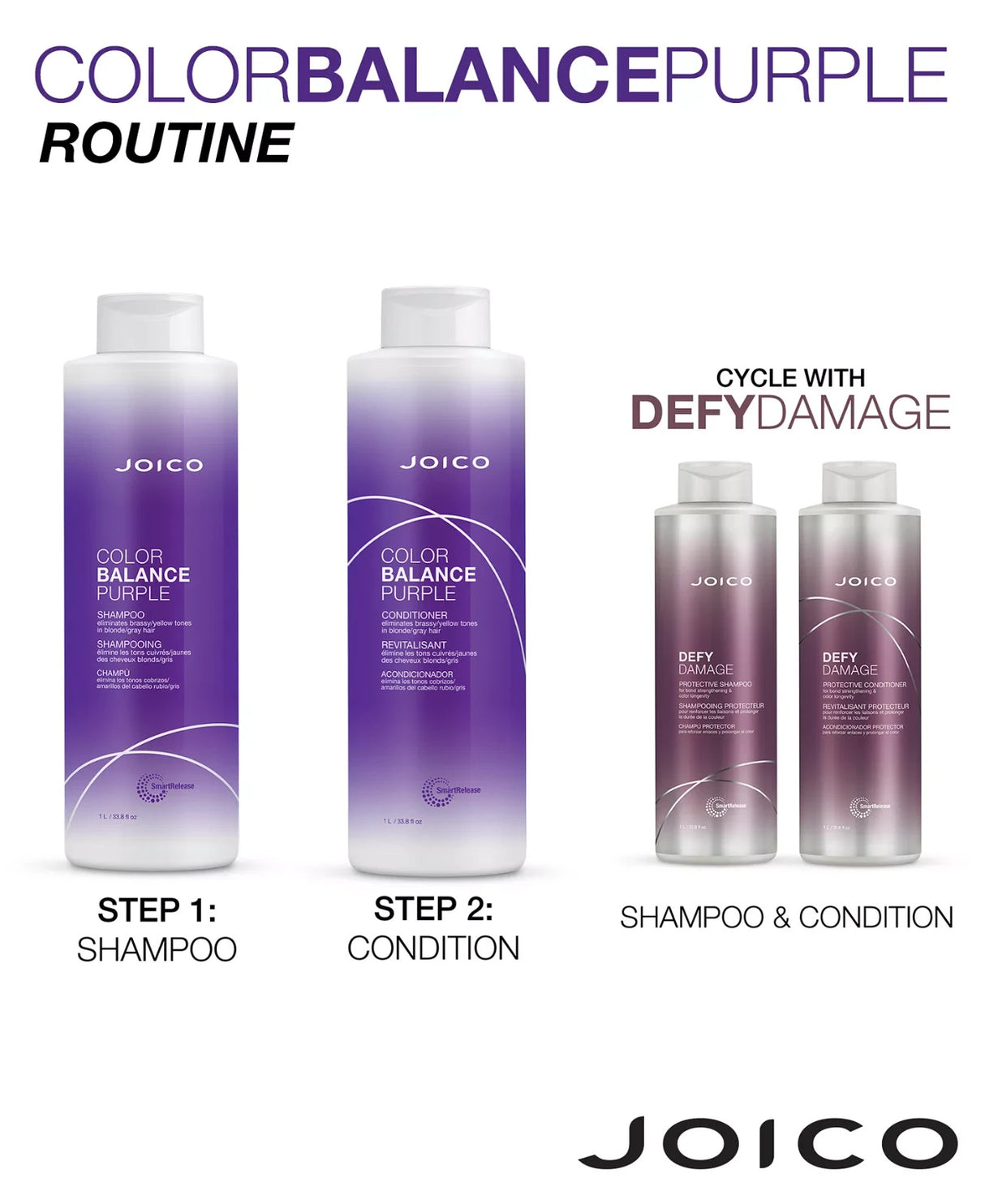 Joico Color Balance Purple Conditioner 33.8 oz