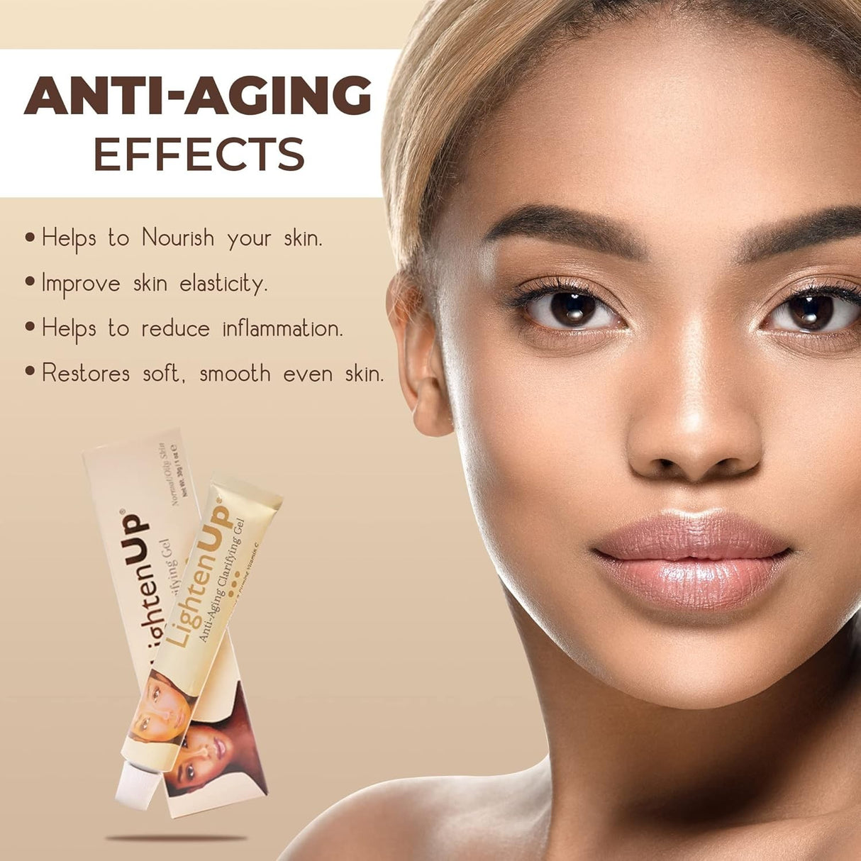 Omic LightenUp Gold Anti-Aging Clarifying Gel 1 oz