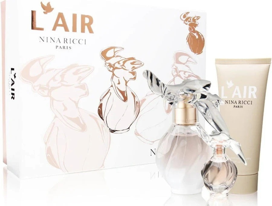 L'Air by Nina Ricci Fragrance for Women 3 Piece Gift Set
