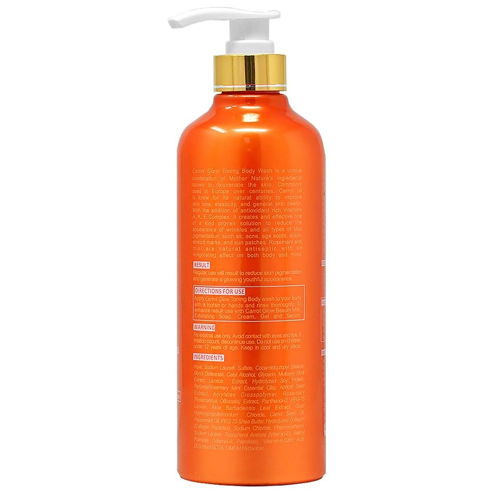 Carrot Glow Intense Toning Body Wash 27 oz