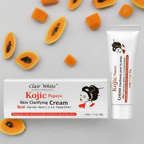 Clair White Kojic Papaya Skin Clarifying Cream 1.7 oz