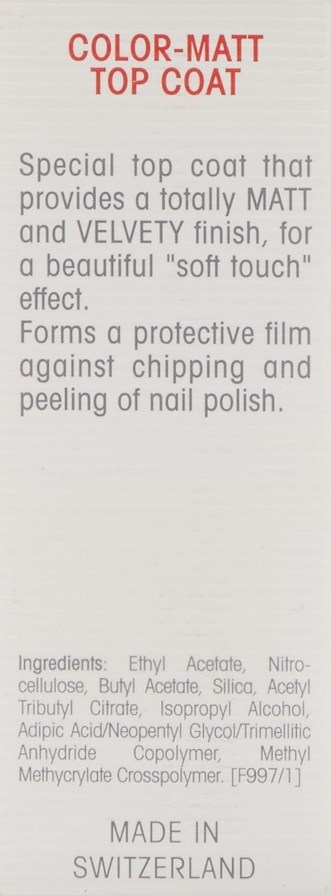 Mavala Color-Matt Top Coat 0.3 oz