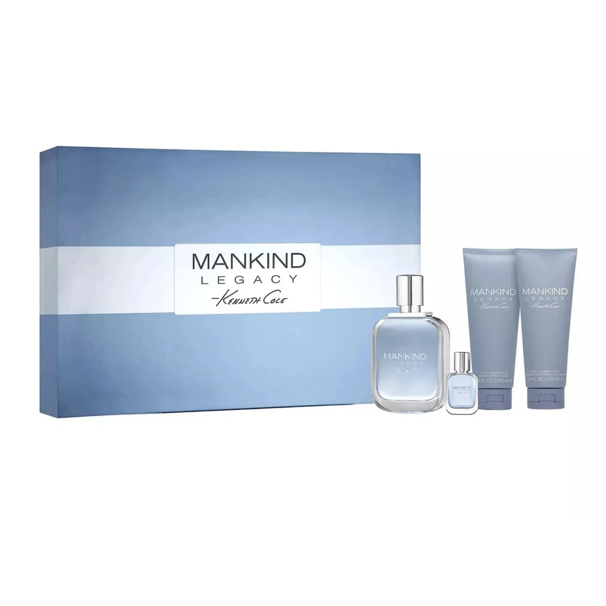 Mankind Legacy by Kenneth Cole Fragrance for Men 4 Piece Gift Set