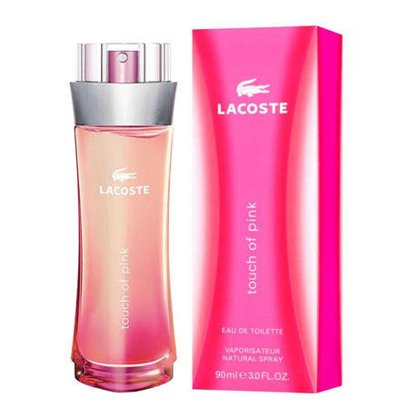 Touch of Pink by Lacoste for Women Eau de Toilette Spray 3 oz