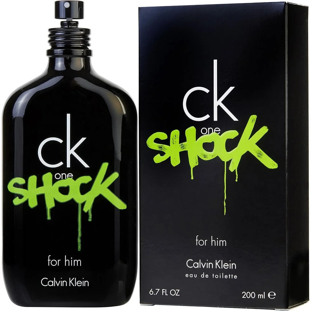 CK One Shock for Him by Calvin Klein Eau de Toilette Spray 6.7 oz