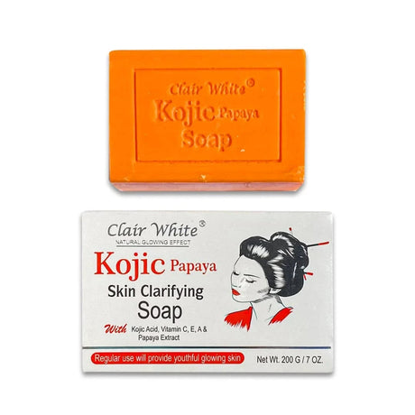 Clair White Kojic Papaya Skin Clarifying Soap 7 oz