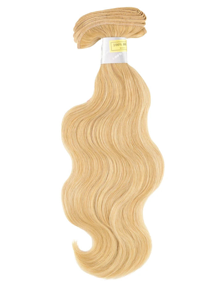 Bohyme European Body Wave Machine-Tied Weft Remy Human Hair 22" Color D27/613