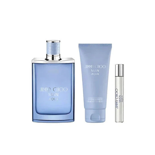 Jimmy Choo Man Aqua Fragrance for Men 3 Piece Gift Set