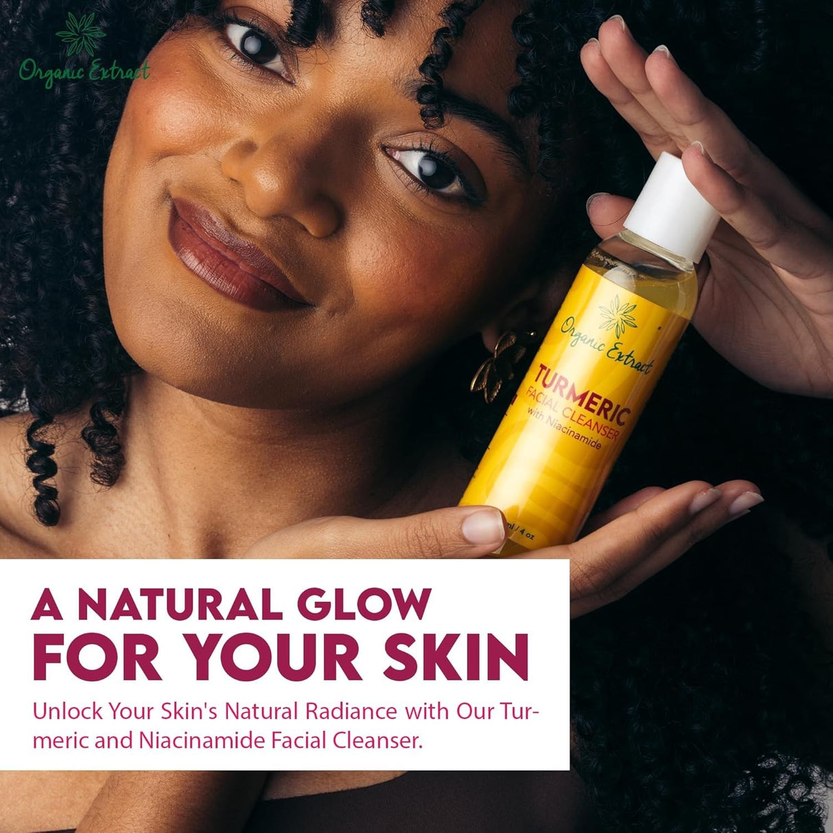 Organic Extract Turmeric Facial Cleanser 4 oz