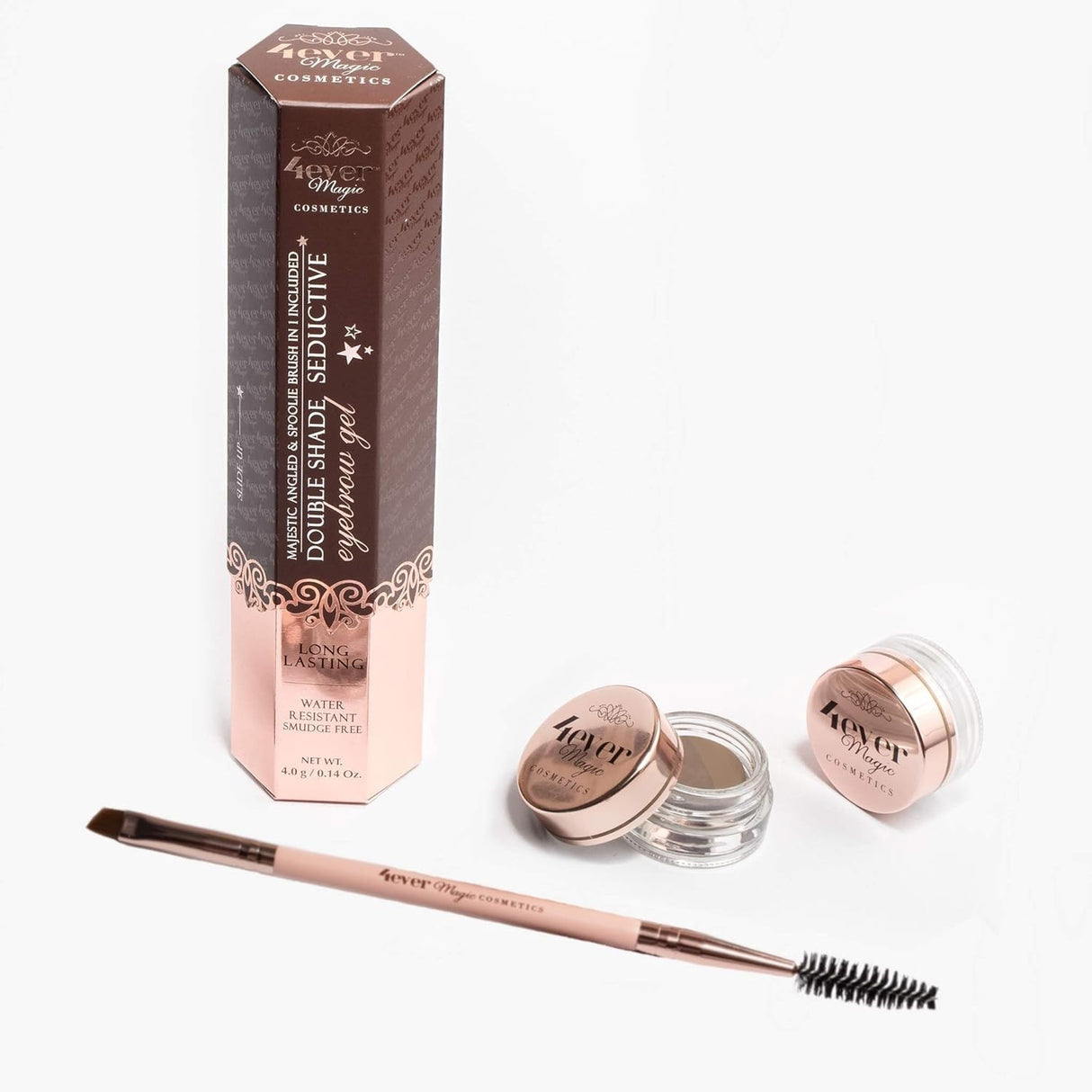 4ever Magic Double Shade Seductive Eyebrow Gel Abracadabra Black