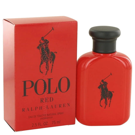 Polo Red by Ralph Lauren for Men Eau de Toilette Spray 2.5 oz