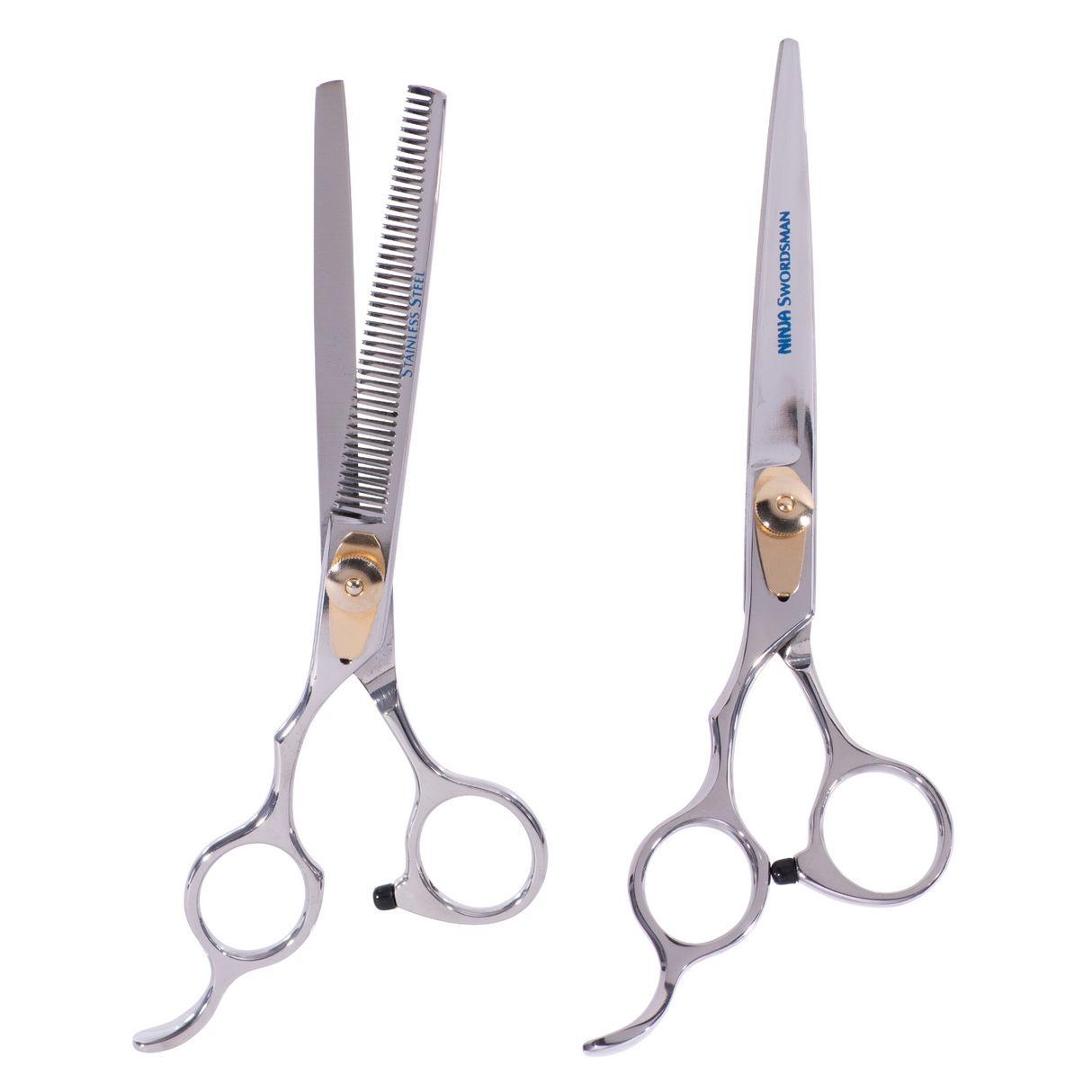 Ninja Swordsman 5-1/2" Cutting and Thinning Shear Duo Left Handed (NJ-LFDUO)