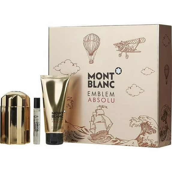 Emblem Absolu by Montblanc Fragrance for Men 3 Piece Gift Set