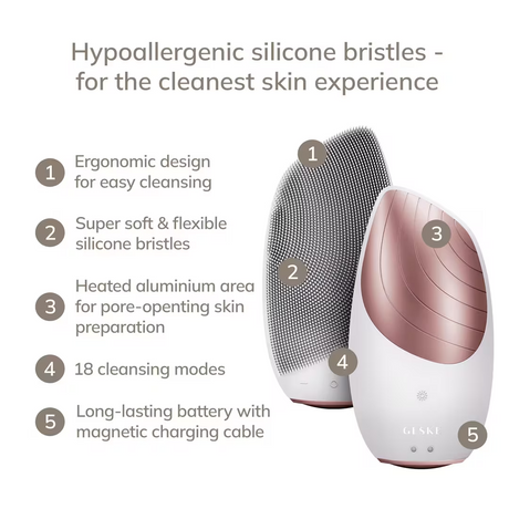 Geske Sonic Thermo Facial Brush 6 in 1