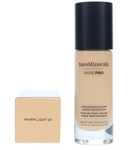 bareMinerals BarePro Performance Wear Liquid Foundation SPF 20 Warm Light