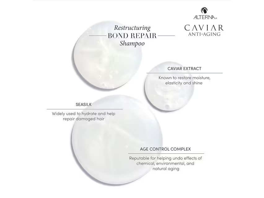 Alterna Caviar Anti-Aging Restructuring Bond Repair Shampoo 33.8 oz