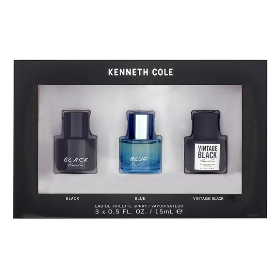 Kenneth Cole Mini Fragrances for Men 3 Piece Gift Set