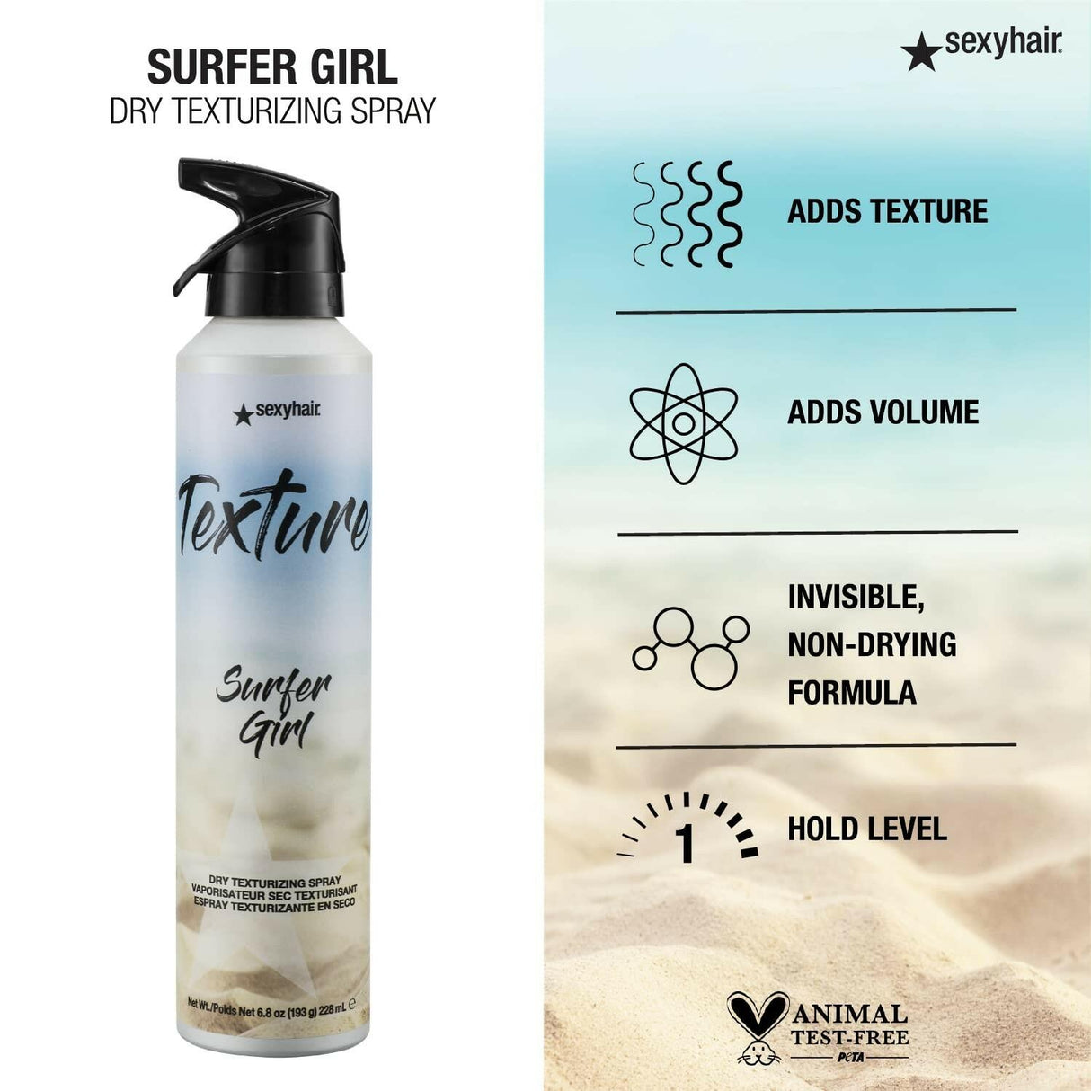 Sexy Hair Texture Surfer Girl Dry Texturizing Spray 6.8 oz