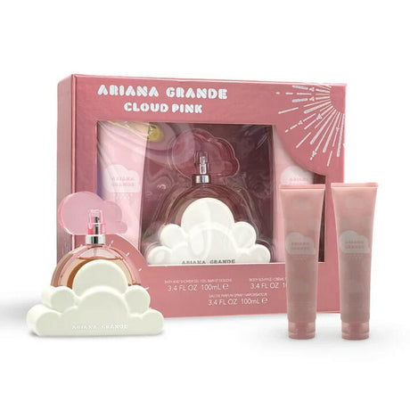 Cloud Pink by Ariana Grande Fragrance for Women 3 Piece Gift Set