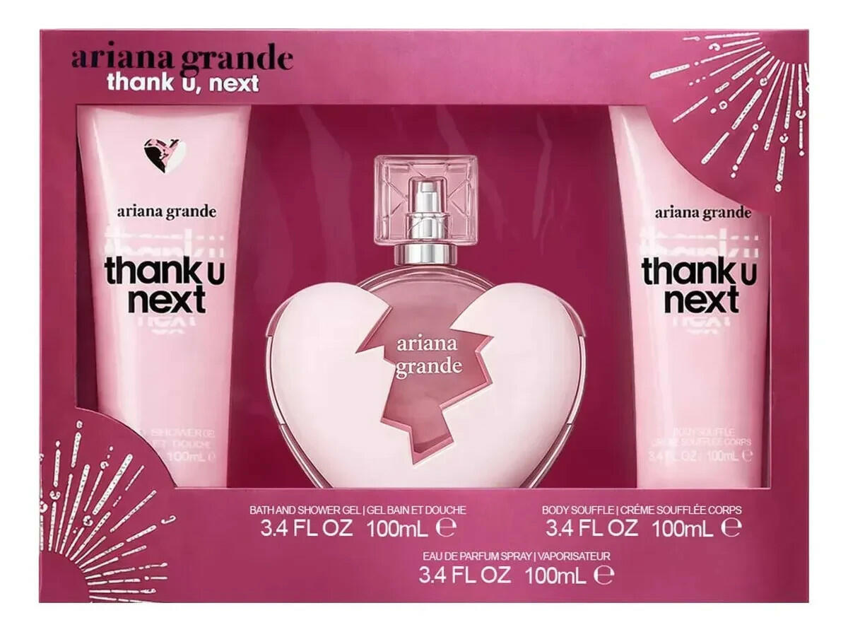 Thank U, Next by Ariana Grande Fragrance for Women 3 Piece Gift Set