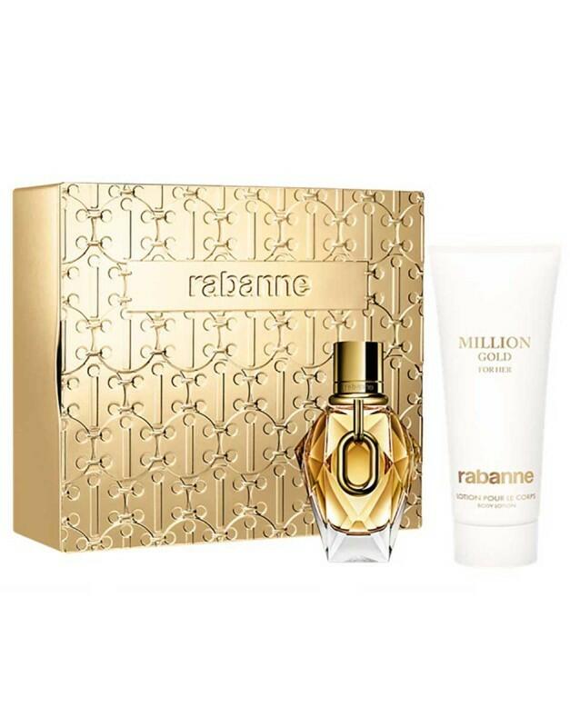Million Gold for Her by Paco Rabanne Fragrance for Women 2 Piece Gift Set