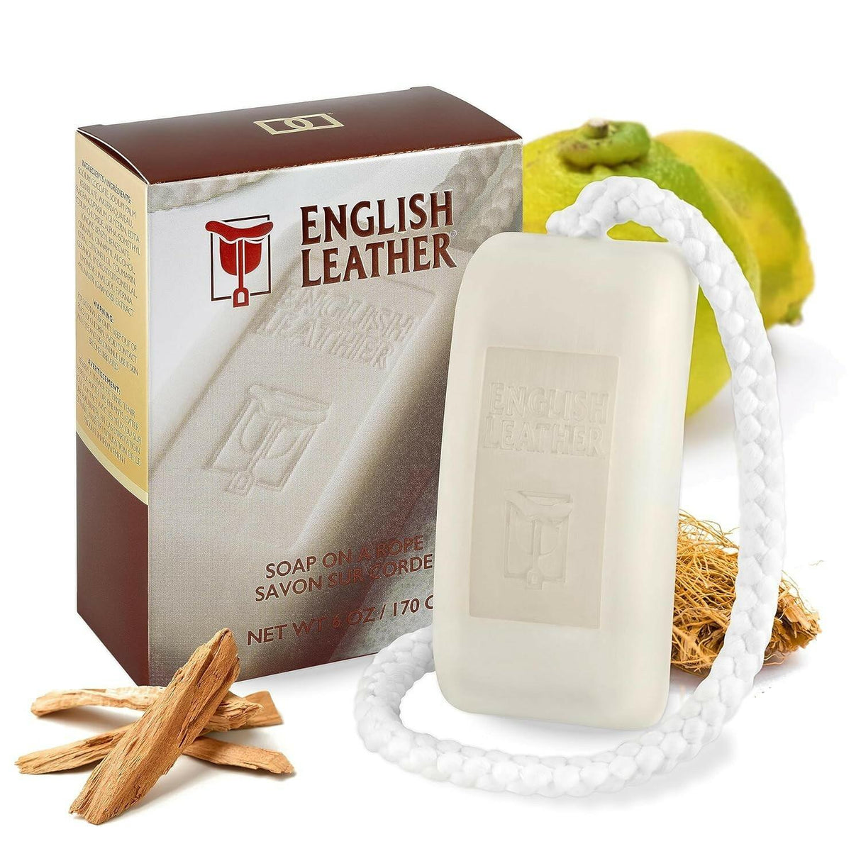 English Leather by English Leather for Men Soap On A Rope 6 oz