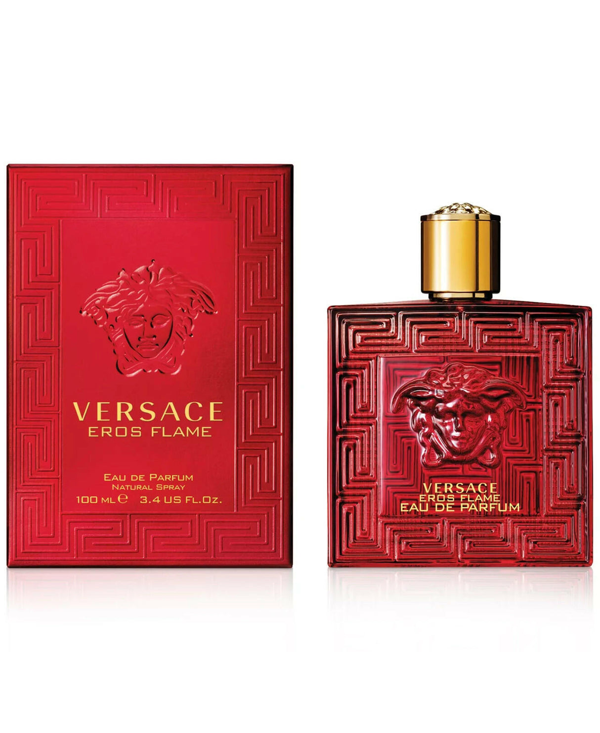 Eros Flame by Versace for Men Eau de Parfum Spray 3.4 oz