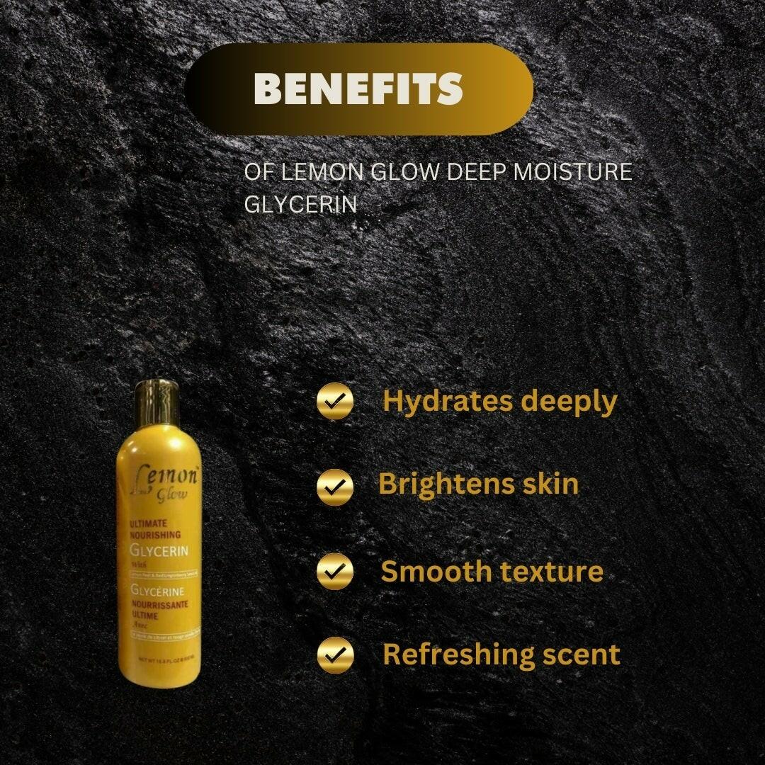Lemon Glow Ultimate Nourishing Glycerin 16.8 oz