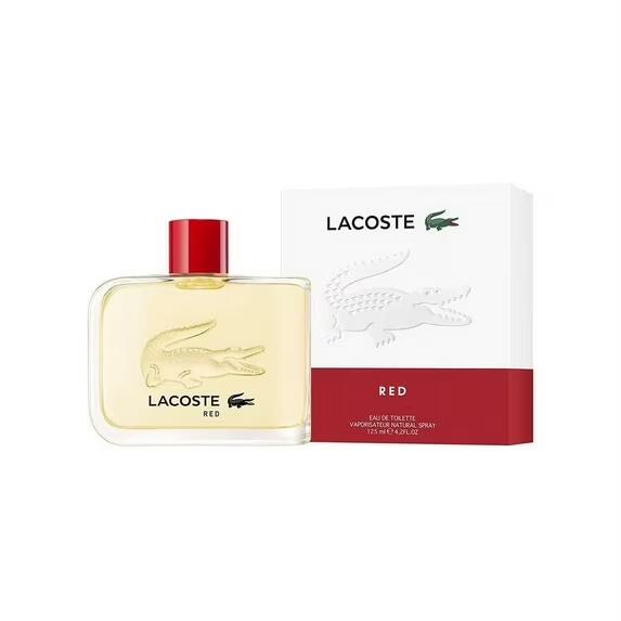 Lacoste Red by Lacoste for Men Eau de Toilette Spray 4.2 oz