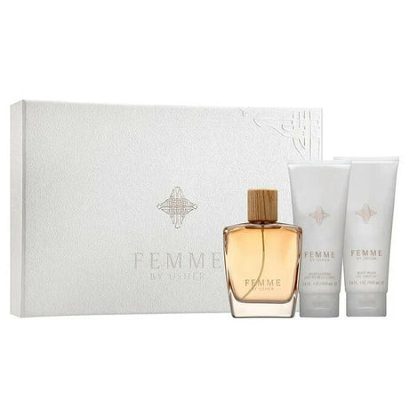 Usher Femme by Usher Fragrance for Women 3 Piece Gift Set