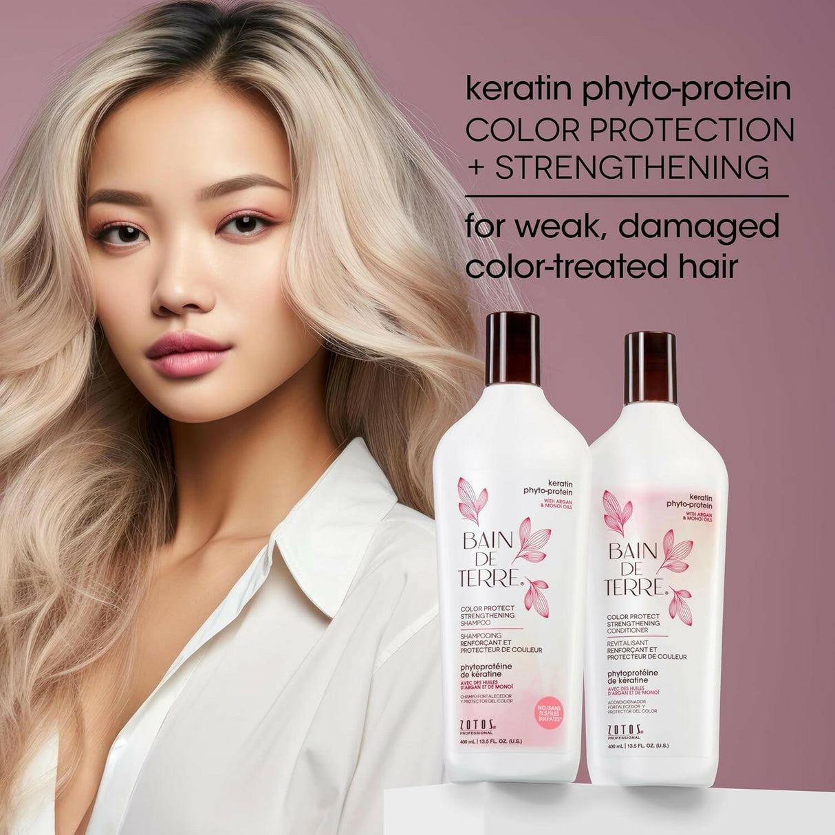 Bain de Terre Keratin Phyto-Protein Strengthening Shampoo 33.8 oz