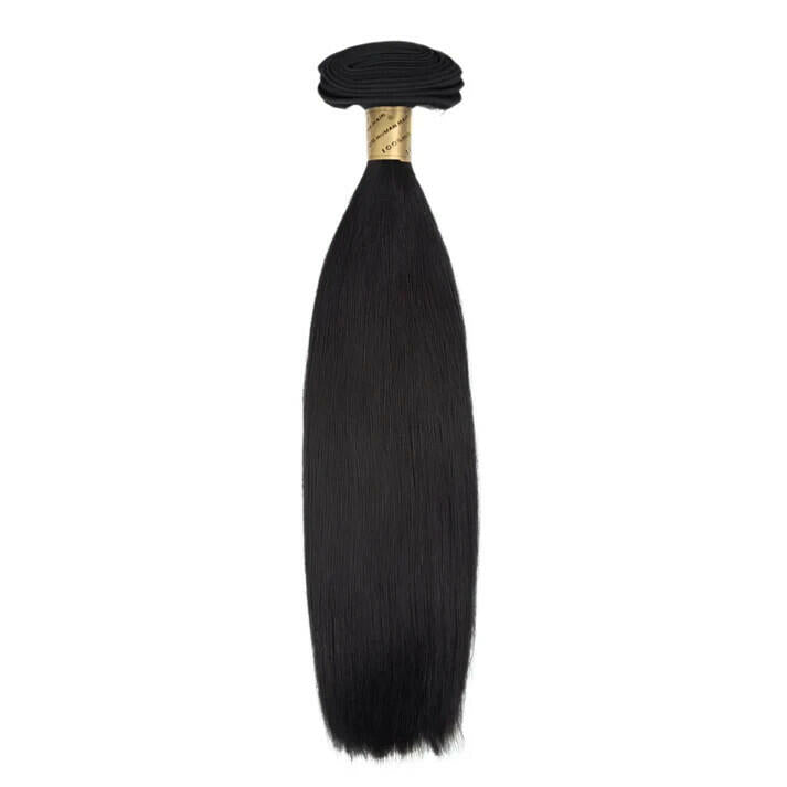 Bohyme Silky Straight Machine Tied Weft Human Hair 14" Color 1