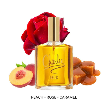 Charlie Gold by Revlon Eau de Toilette Spray 3.4 oz