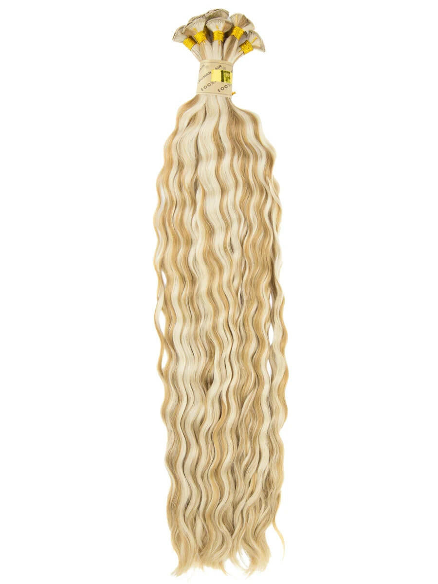 Bohyme Deep Wave Hand Tied Weft Remy Human Hair 18" Color H18/BL22
